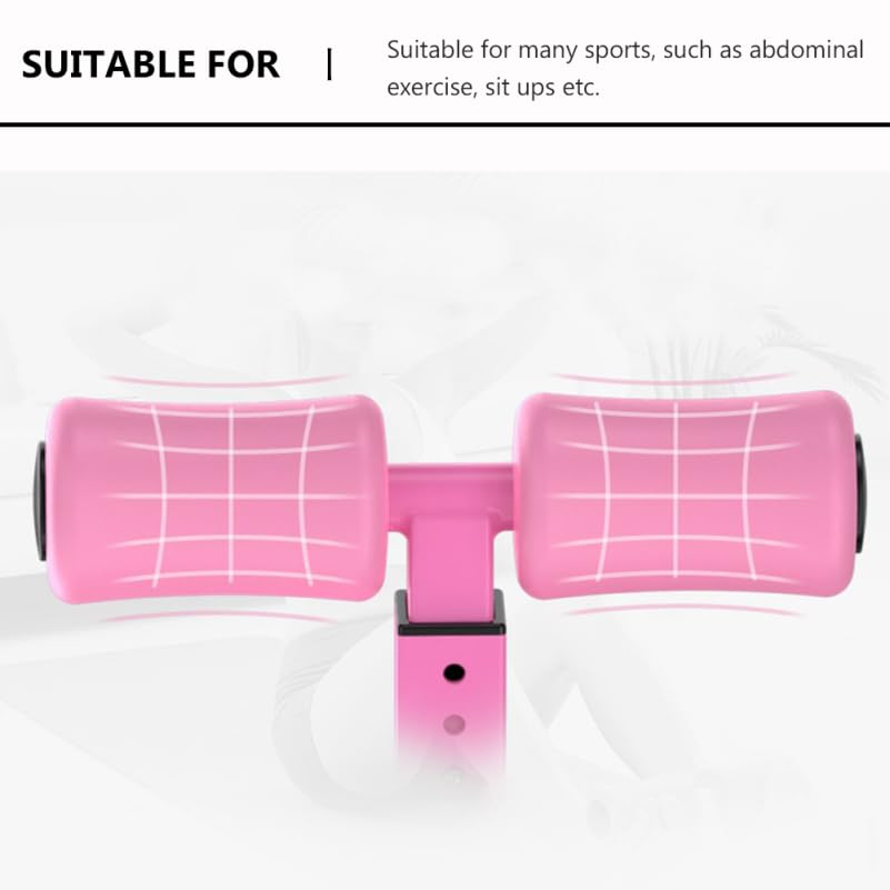 INOOMP Sit up Equipment Dual Pole Ab Trainer Sit up Assistant Device for Abdominal Exercise Crunches Aid Home Fitness Training Auxiliary Device Portable Floor Push up Bar