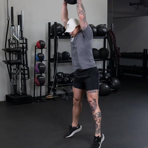 Titan Fitness Rubber Tread Slam Ball, Dead Bounce, Weight Workout - Throw, Catch, Slam, Twist - style: 150 lb