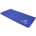 ProsourceFit Extra Thick Yoga Knee Pad and Elbow Cushion 15mm (5/8”) Fits Standard Mats for Pain Free Joints in Yoga, Pilates, Floor Workouts - color: Blue