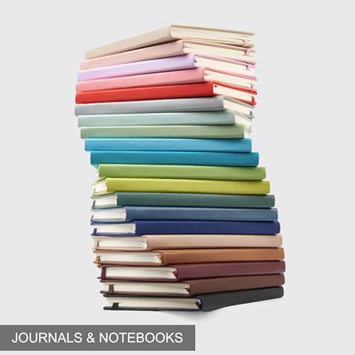&And Per Se Lined Journal Notebook, 160 Pages, A5 5.7 x 8 inches College Ruled Thick Paper Notebook Journals for Writing, Hardcover Notebooks for Women Men Office School (1 Pack, Green) - color: Green, style: 160-Lined