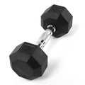 Power Systems Rubber Octagonal Dumbbell - size: 10-Pounds