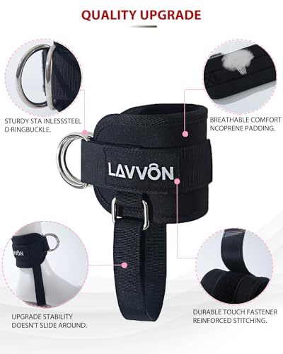 7Pcs-Barbell Pad Set for Hip Thrust - Squat Pad, Bench Press Workout Foam Weight Lifting Bar Cushion,Gym Accessories for Women with Bar Bad,with Gym Ankle Straps,Hip Resistance Bands,Lifting Strap - color: Black
