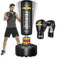 Punching Bag for Adults, Boxing Bag with Stand 70''-205lbs Freestanding Punching Bag for Adults - Kickboxing Bag for Home Gym Office - color: Punching bag with gloves