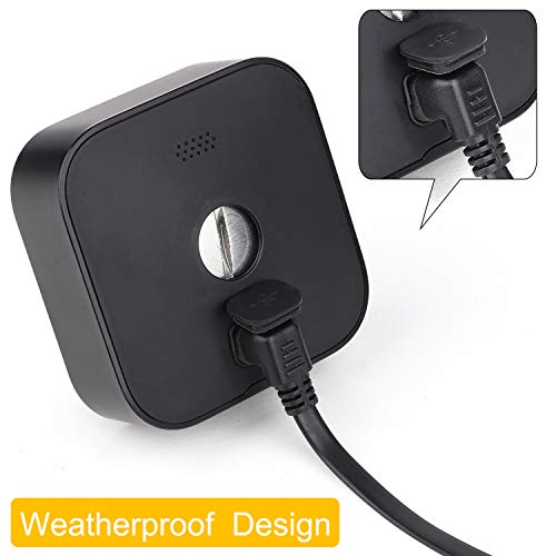 iTODOS 2 Pack 25ft/7.5m Power Cable and Adapter Compatible with Blink Outdoor 4 (4th Gen)/Blink XT3/XT2/XT,Weatherproof Outdoor, Flat Charging Cable Charger for Blink Camera (NOT for Blink Mini) - size: 25FT