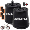 20x4.0 Fat Tubes 20x3.0/3.5 Fat Tire Tube 20x3.5/4.0 Bike Tube 20x4.0/4.5 Heavy Duty Tire Tubes for 20” Electric Bike Fat Beach Bike 2 Pack - size: 20x3.0/3.5