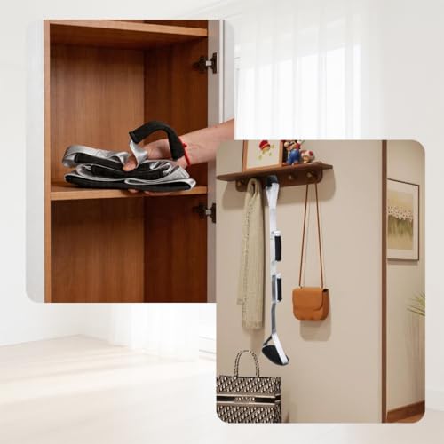 39 Inch Leg Lifter After Hip Replacement and Knee Surgery Recovery Rigid Leg Lifter Strap with Padded Foot Loop Elderly Mobility Aid