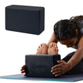 Gaiam Yoga Block - Supportive Latex-Free Eva Foam - Soft Non-Slip Surface with Beveled Edges for Yoga, Pilates, Meditation - color: Black, style: 1 Block
