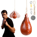 Speed Bag & Slip Ball for Boxing Reflexes & Reaction Practice, Perfect for MMA or Combat Sports Training (Filled)