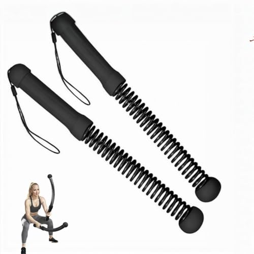 Weighted Ropeless Battle Ropes,Cordless Workout Ropes for Home Gym, Portable Exercise Rope for Strength Building, HIIT and Low-Impact Aerobic Training for Women&Men (Black) - color: Black