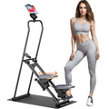 seanleecore Stair Stepper Machine for Home with Device Holder & Silicone Floor Mat, Extra-Long Non-Slip Pedals Vertical Climber Exercise Machine