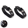 2 Pack Kilt Extender Straps Adjustable Leather Band Cuff Belt Buckle Fastener Replacement for Coat Sleeve Dress Jacket Shoes Leg Thigh Garter