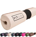 FITGIRL - Squat Pad and Hip Thrust Pad for Leg Day, Barbell Pad Stays in Place Secure, Thick Cushion for Comfortable Squats Lunges Glute Bridges, Olympic Bar and Smith Machine - color: Beige (Deluxe)