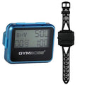 Gymboss Interval Timer and Stopwatch and Watchstrap - Bundle - color: Teal W/ Blue Buttons
