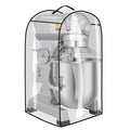 Commercial Food Mixer Cover,For Commercial Mixers 15QT and under,High Density Waterproof and Dustproof Mixer Clear PVC Cover（only cover） - size: Suitable for 15-quart