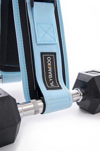 Hip Thrust Belt for Dumbbells,Booty Belt for Hip Thrust Slip-Resistant Padding - color: Ice Blue