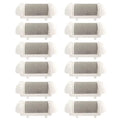 12pcs Same Rough Replacement Coarse Roller Head for Electric Callus Remover, Foot File Pedicure Tools Refill Rollers for Feet Callus Shaver Pedicure Kit (12 Pack Tough Coarse) - style: 12pcs Tough Coarse