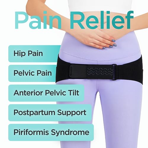 Enhanced Stability with Dual Support PowerFit Pro SI Joint Belt - Unique Dual-Band Design, Eco-Friendly Material, Reinforced Construction, Secure Buckle, Optimal Support (X-Large) - size: X-Large (Pack of 1)