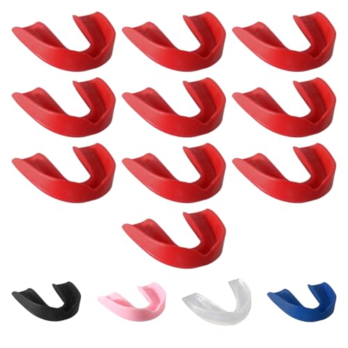 Ringside Boxing MMA Mouth Guard (10 Pack), One size, Red - color: Red, size: 10 Pack