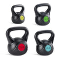 NEWBULIG Hard Kettlebell Set, Strength Training Kettlebells Sets | Durable Concrete Core, HDPE Shell, Multi-Level Workout Fitness Equipment for Home Gym & Outdoor
