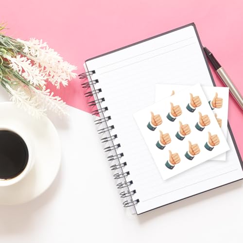 OLYCRAFT 180Pcs Thumbs Up Reward Stickers for Crafts 20 Sheets Incentive Stickers Sheet Thumbs Up Sticker Label Thumbs UP Decorative Stickers Self-Adhesive Stickers for Scrapbooking Journal Workout - style: Thumbs
