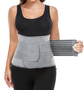 MAMODY Postpartum Belly Wrap Belly Band Abdominal Binder Post Surgery 9.5" | Abdomen Hernia Support Belt for Men and Women, Waist Belt for Stomach Support Back Pain Relief - size: Large-X-Large
