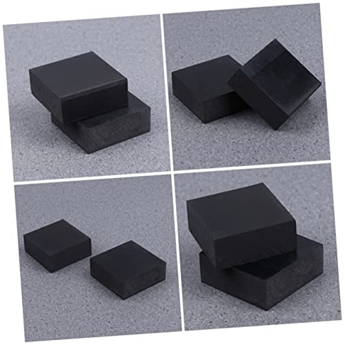 Cabilock 4pcs Exercise Mats Rubber Shock Absorber for Training Pad Home Thick Sound Insulation