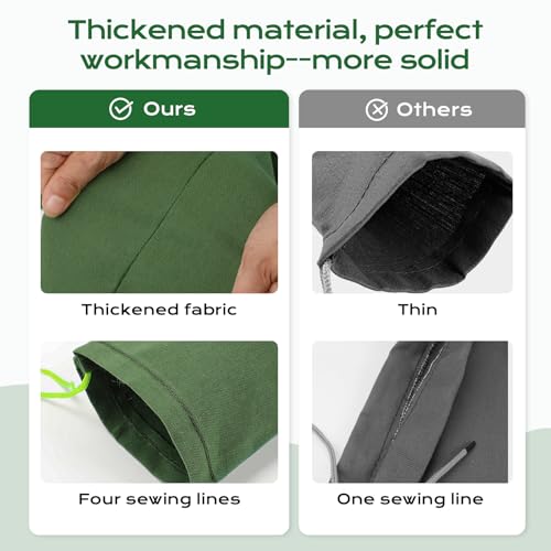 Sand Bags for Flooding, 4Pcs Flood Prevention Sandbags,Thickened Long Canvas with Elastic Band, Reusable Flood Barriers for Indoor and Outdoor Garage 5'X 7" - size: 5'X 7" 4 Pack