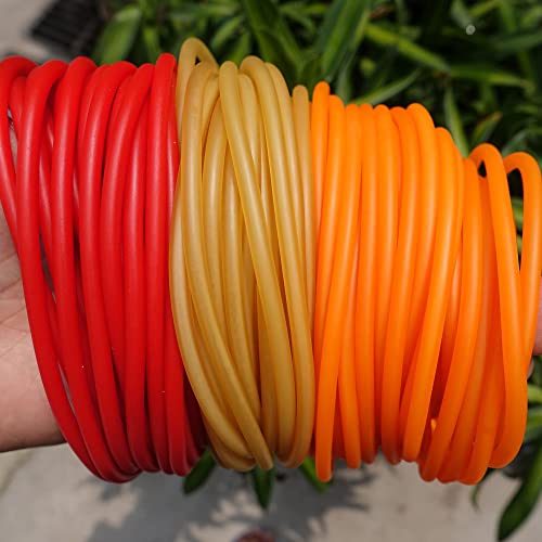 10 Meter 32FT Latex Slingshot Rubber Tube Band Hunting Catapult Elastic Bungee Tubing - color: Black