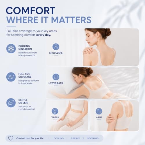 WORLD-BIO 2Pcs Flexible Large Gel Ice Pack for Injuries,Reusable Cold Packs | 11.5" x 15.4" Lareg Size,Stays Flexible When Frozen, Hot Cold Gel Packs for Back, Shoulders, Waist, Legs,Long-Lasting Cold - size: 2cps 12*16"