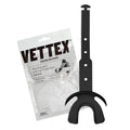 Vettex DoubleGuard Mouth Guard with Lip Protection, Black | Football, Lacrosse, MMA, Boxing, Adjustable Helmet Strap, Braces Friendly, 2 Breathing Channels, NCAA & NFHS Certified - color: Black