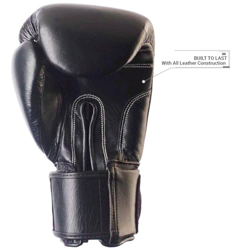 Revgear Original Leather Boxing Glove - size: 12-Ounce