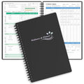 Wellness Planner & Fitness Log - Daily Diet & Health Journal with Weight Loss, Wellness Journal Notebook for Tracking Fitness, Sleep, Nutrition, Meal, Habits, A5(5.8 x 8.6 inch) (Black Silvery) - color: Black Silvery