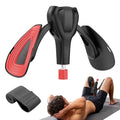 Pelvic Floor Exercise Devices 77 lb Adjustable Kegel Inner Thigh Exerciser and Hip Trainer Workout Equipment for Home Postpartum Recovery Women Men, with Band - color: Black