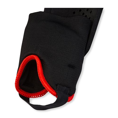 Mitre Unisex Soccer Shin Guards - color: Aircell Carbon Black/Red, size: Medium