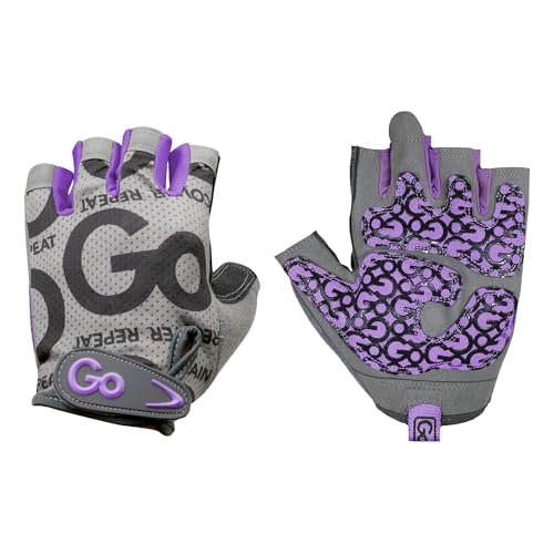 GoFit GoFit GF-WGTC-PPL Women's Pro Trainer Gloves