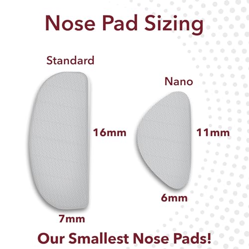 Setex Gecko Grip Nano 0.6mm Anti Slip Eyeglass Nose Pads, (15 Black Pair), Smallest and Thinnest Available, USA Made, 2000 Innovative Microstructured Fibers per Pad, 0.6mm x 6mm x 11mm - color: 15 Black Pairs