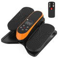 HOMGIM Under Desk Elliptical Machine - Quiet Motorized Leg Exerciser with Smart Remote, 12-Speed Manual Programs Auto/3 Auto Programs LCD Display & Bidirectional Motion for Home/Office - color: Orange