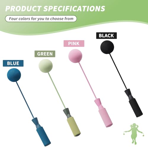 Cordless Jump Rope with Weight Ball, Fitness Training Jump Rope, Indoor Home Exercise, Suitable for Men Women. - color: light green