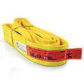 DD Sling (USA Made). 2" wide X (4' to 20' lengths) in Listing! 2 Ply Twisted Eye, Nylon Lifting Slings, Eye & Eye, Heavy Duty (900 webbing), 6,400 lbs Vertical, 5,100 Choker, 12,800 Basket Load Capacity (2inX6ft) - size: 2inX6ft
