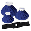 Ice Bag for Injuries, Reusable Ice Packs for Injuries, Hot & Cold Therapy and Pain Relief with Elastic Breathable Support Wrap, No-Leak Elastic Breathable Ice Bags, 4-Pack, 3 Sizes (6"/9"/11") - size: 6, 9, 11 Inch Set with Wrap