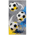 Soccer Balls Beach Towel, 36"x72" Sand Free Quick Dry Thin Lightweight Microfiber Towel Gifts for Soccer Fans - color: Sport-6