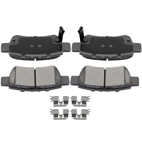 ECCPP D1088-7993 4pcs Rear Ceramic Disc Brake Pad Set Fit For Honda Odyssey 2005-2010 - style: D1088 [4pcs]