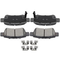 ECCPP D1088-7993 4pcs Rear Ceramic Disc Brake Pad Set Fit For Honda Odyssey 2005-2010 - style: D1088 [4pcs]