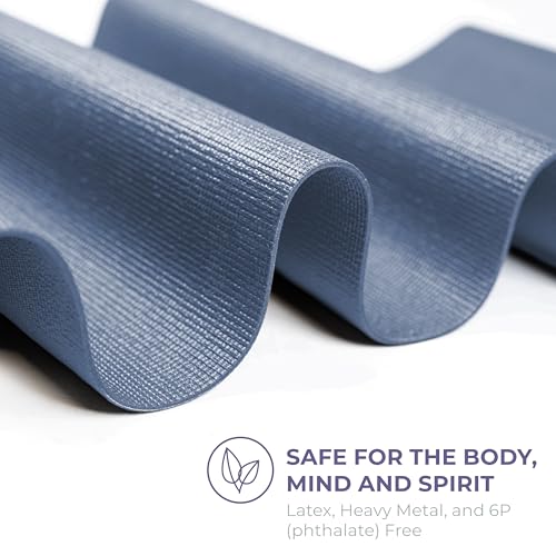 Voyage 5mm Studio Yoga Mats, 6 Pack, 72x24in | Extra Long, Anti-Tear Exercise Mats for Workout, Stretching, Fitness - Non Slip Gym Mats for Home, Schools and Studios - color: Calm Studio Multi