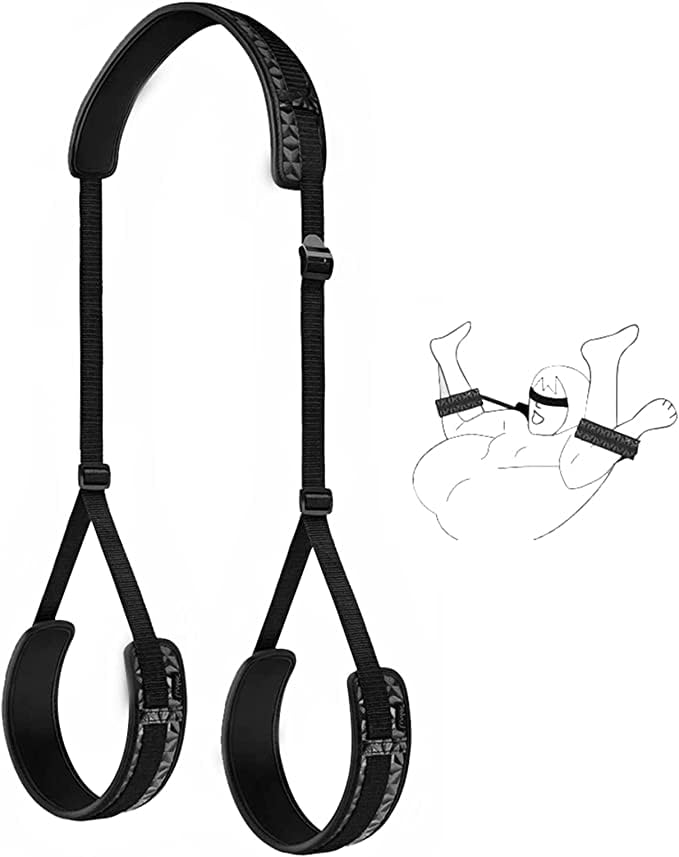 Sex Bondage Legs Restraints Thigh Sling with Adjustable Straps for Couple Sex Toy BDSM Restraints Harness Open Legs Spreader Sexy Toys for Couples Sweater Yoga ZHCH-Of15