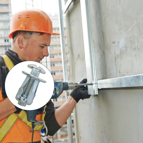 M6 x 25 Hollow Door Anchor Set, 20 Pack | Metal Cavity Fixing, Aluminium Cladding, Extra Short Wall Anchors for Steel Pipe Iron Sheet Plastic Sheet - size: 20 Pack M6 x 25