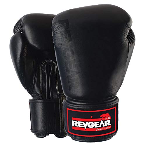 Revgear Original Leather Boxing Glove - size: 14-Ounce
