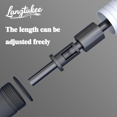 LANGETUKEE Speed Jump Rope - Professional Aluminum Alloy Skipping Rope with 360° Bearings - Adjustable 4mm Steel Cable for Double Unders, Boxing, MMA, HIIT & Cardio Training - Anti-Slip Grip - color: Red
