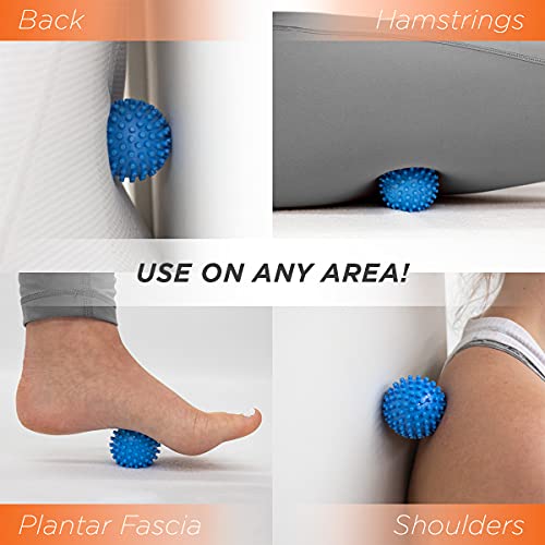 ProStretch Footy, Textured Massage Ball for Plantar Fasciitis & Foot Pain | Textured Spiky Massage Ball for Foot Pain Relief, Muscle Soreness & Deep Tissue Therapy