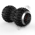 Uppye Vibrating Massage Ball for Pain Relif, Mobility Ball for Physical Therapy and Workout Recovery, Deep Tissue Myofascial Release Tools - Back, Shoulder (Peanut Head Vibrating Massage Ball Black) - color: Black